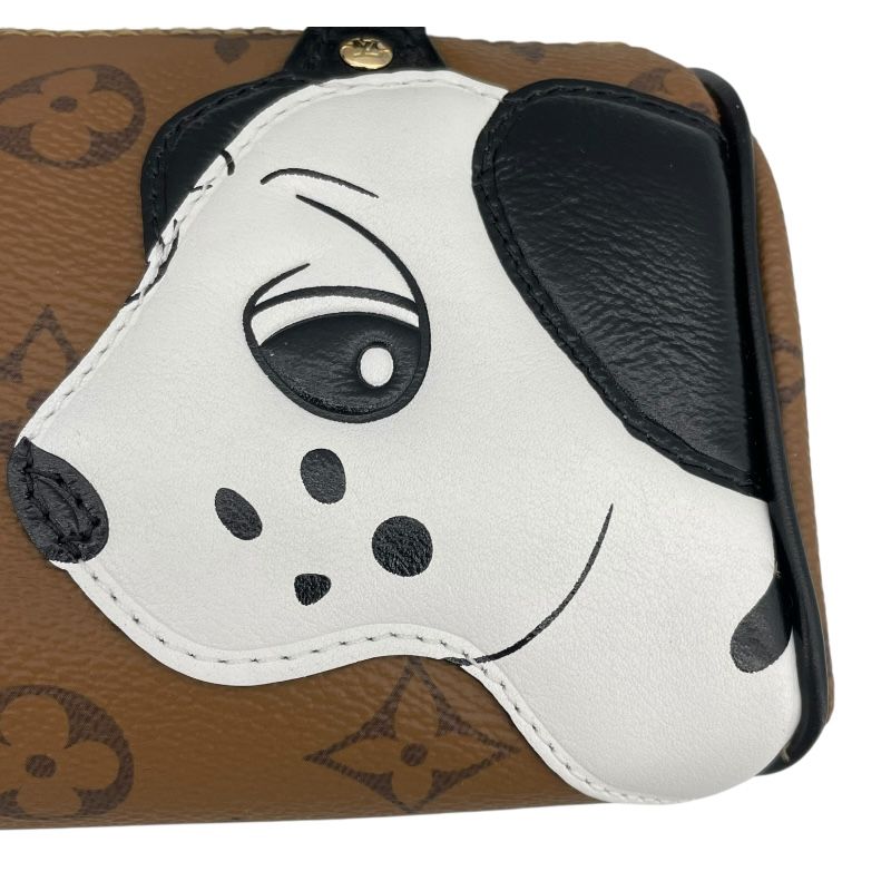 Louis Vuitton Nano Speedy M83688 Monogram Reverse Shoulder Bag