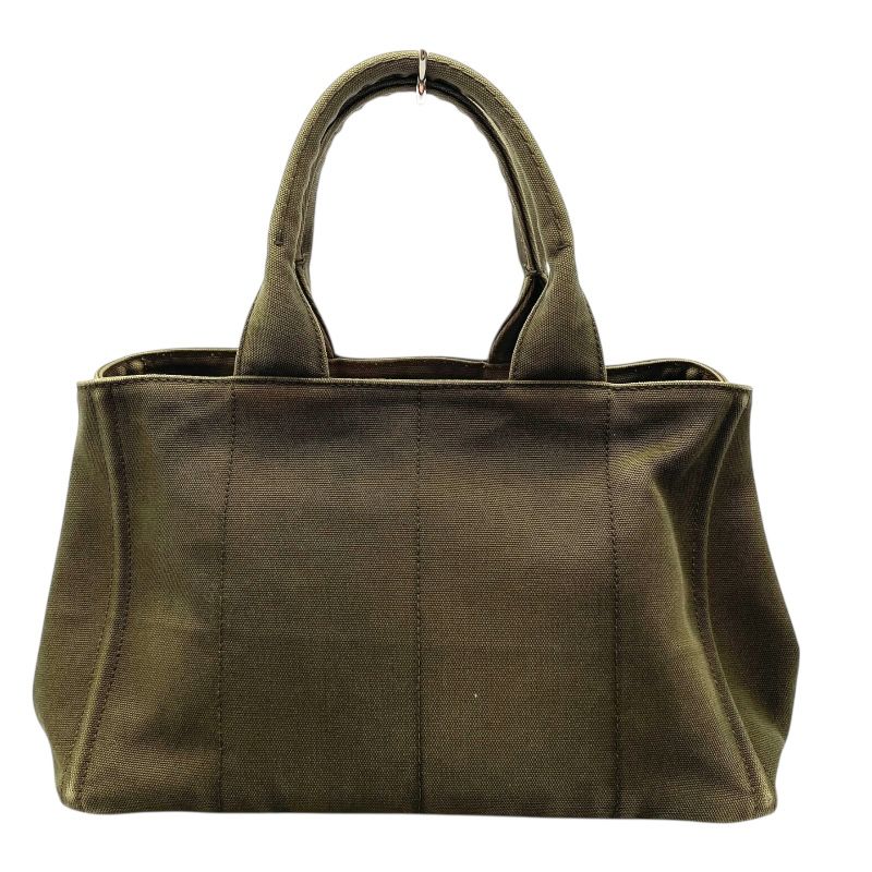 PRADA Canvas Kanapa Tote Bag in Khaki - Timeless Elegance