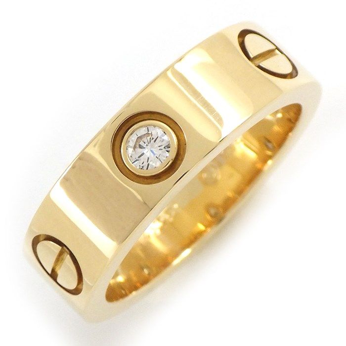 Cartier Love Ring with 0.22ct Diamonds in 18K Yellow Gold