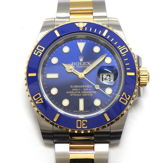 Rolex Submariner 40mm 116613LB - Blue Dial, Gold & Steel