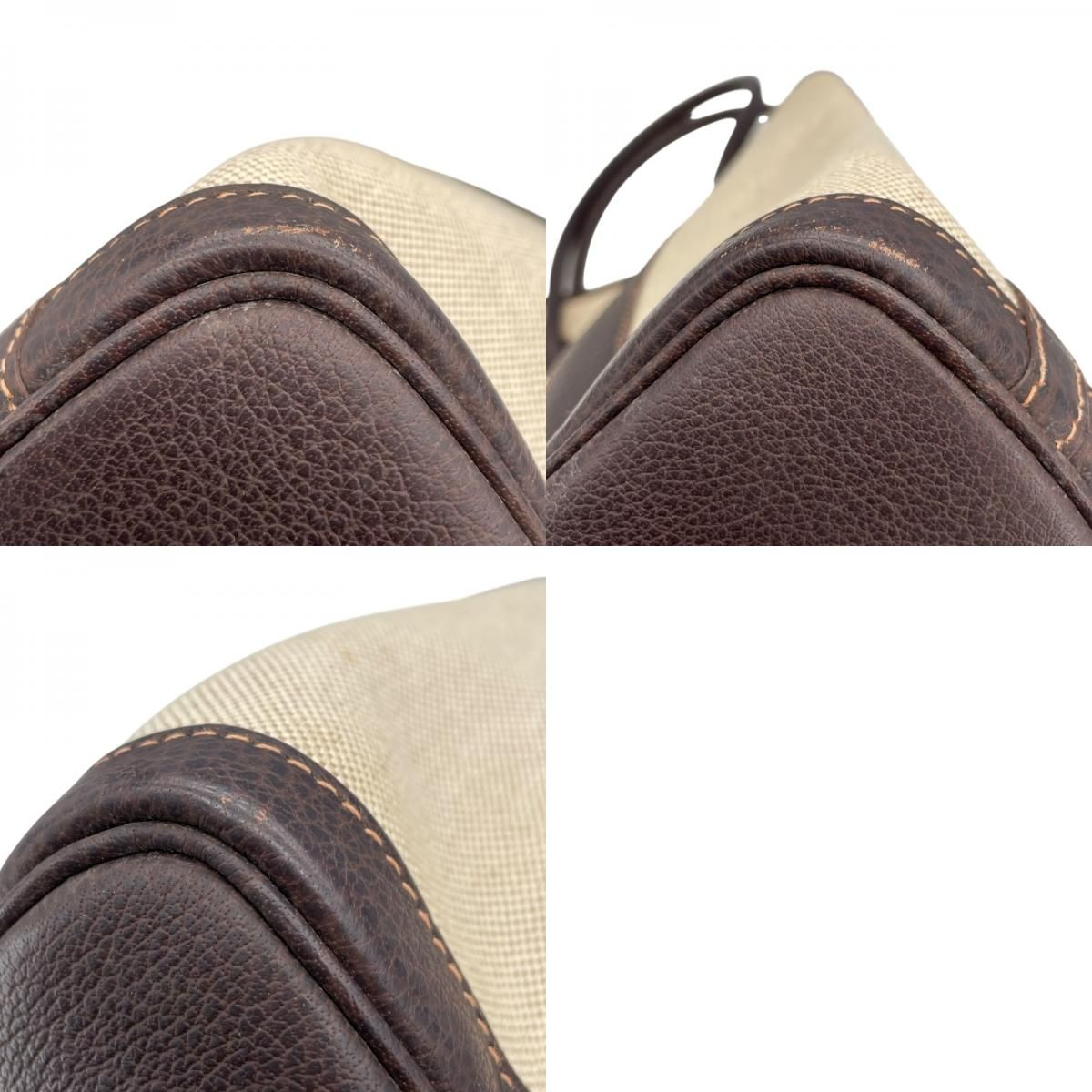 HERMES Garden File MM Handbag in Maroon with Silver Hardware