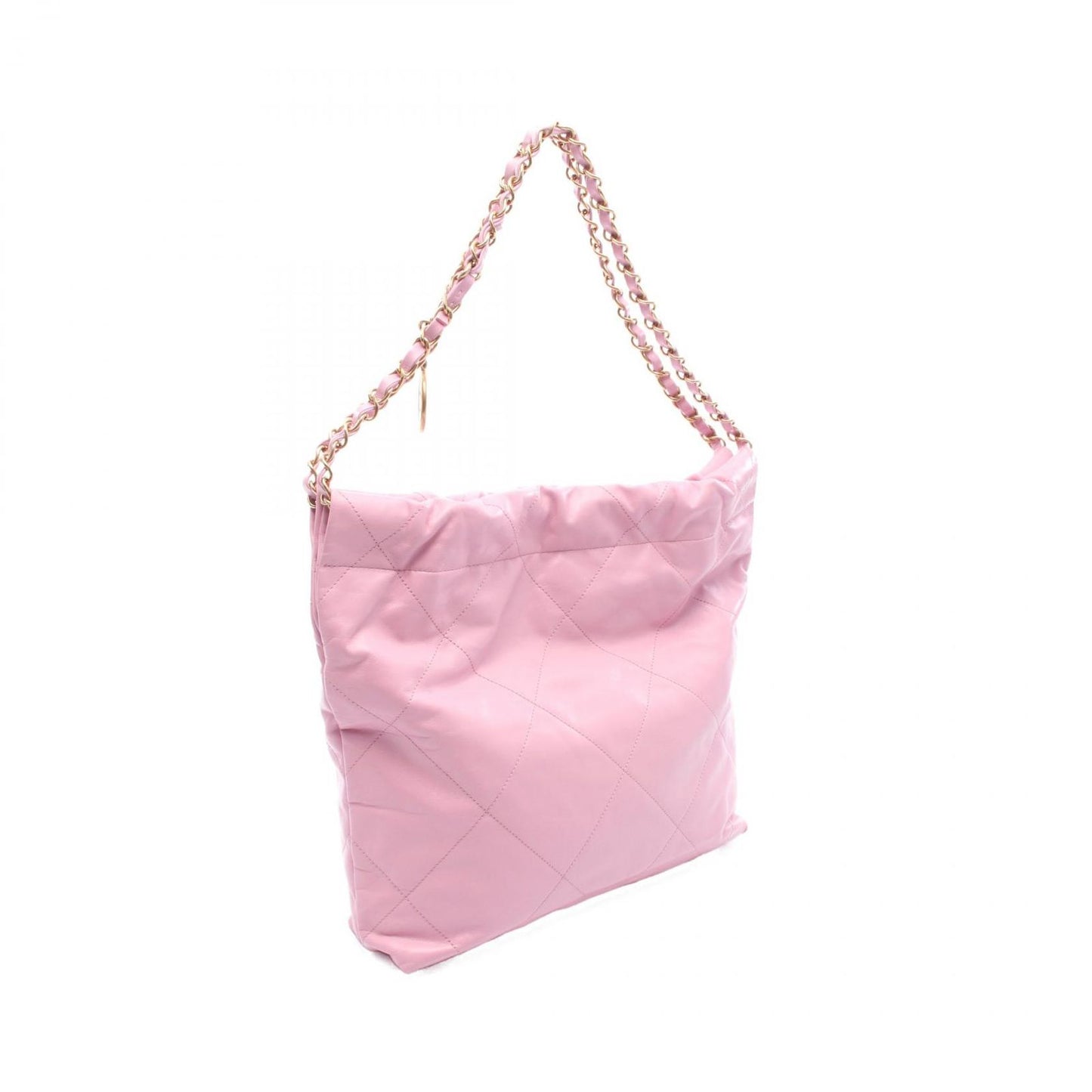 CHANEL Matelassé Small Shoulder Bag in Pink Leather - AS3260