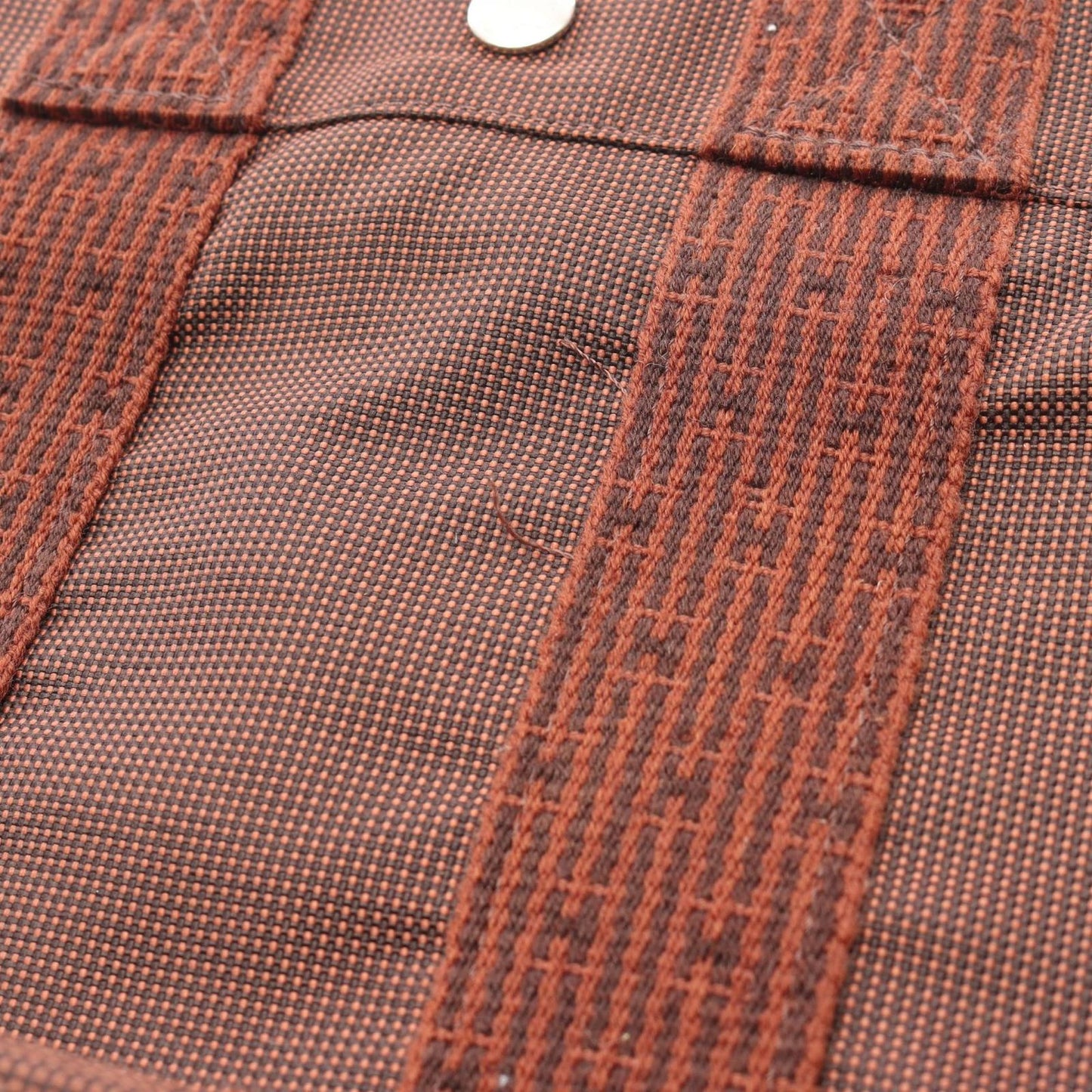 HERMES Élan Line PM Tote Bag in Brown Canvas - Exquisite Craftsmanship