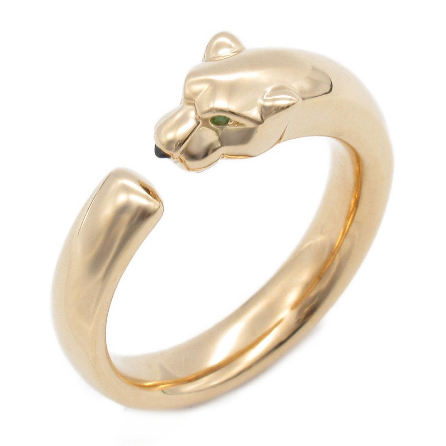 CARTIER Panthère Onyx Tsavorite Ring in 18K Pink Gold