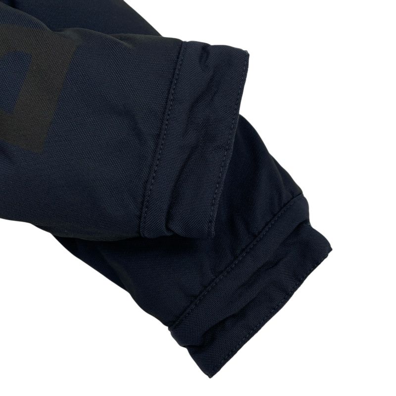 DSQUARED Logo Print Quilted Jacket in Navy - Size 48