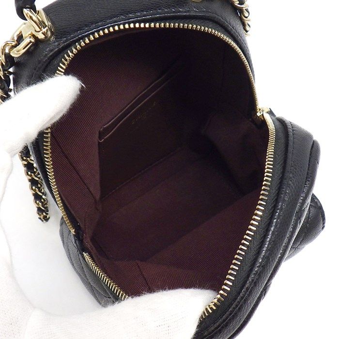 Chanel Timeless Classic Mini Backpack in Black Shiny Caviar Leather