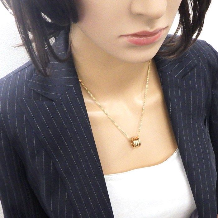 BVLGARI B.zero1 Necklace in K18 Pink Gold - Exquisite Craftsmanship