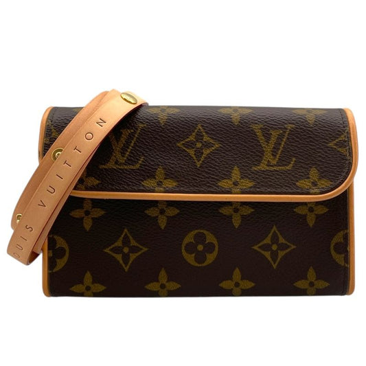 Louis Vuitton Pochette Florentine M51855 Monogram Brown Shoulder Bag