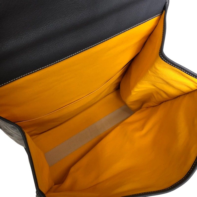 GOYARD Saint Leger Backpack in Gray with Silver Hardware