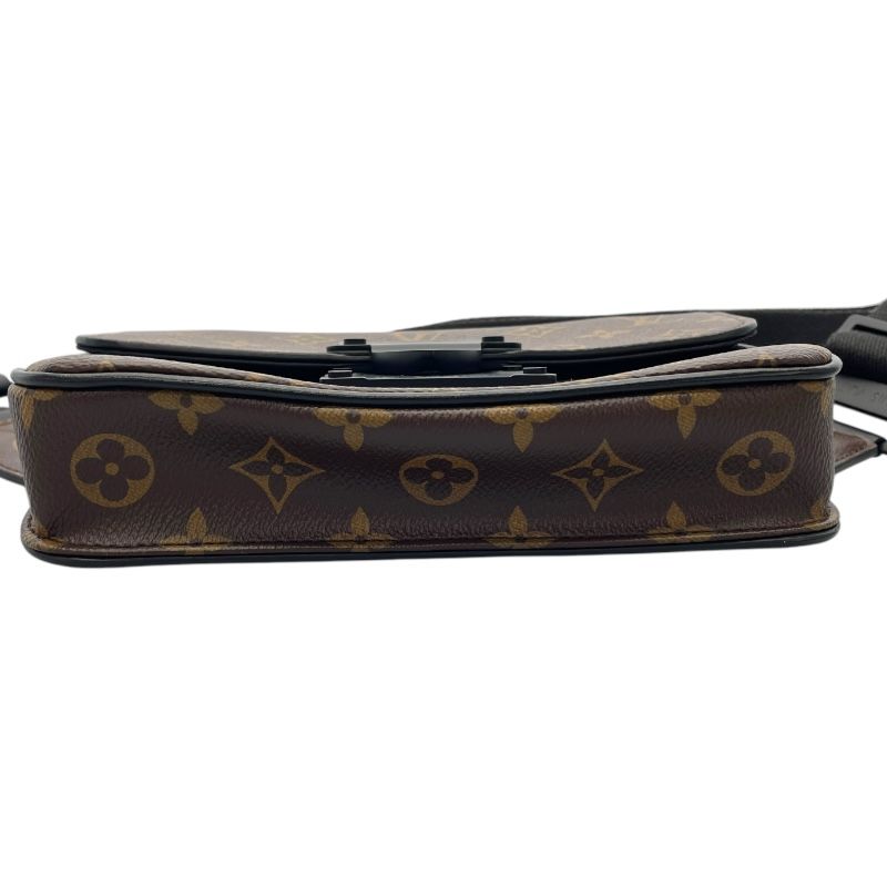 Louis Vuitton S Lock Sling Bag M45807 - Monogram Macassar Brown