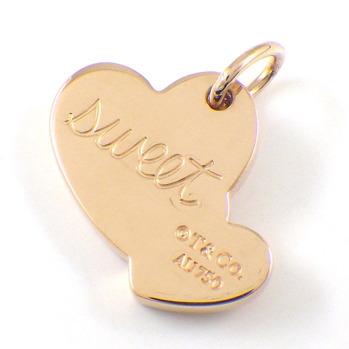 Tiffany & Co. Sweet Double Heart Pendant in K18 Pink Gold