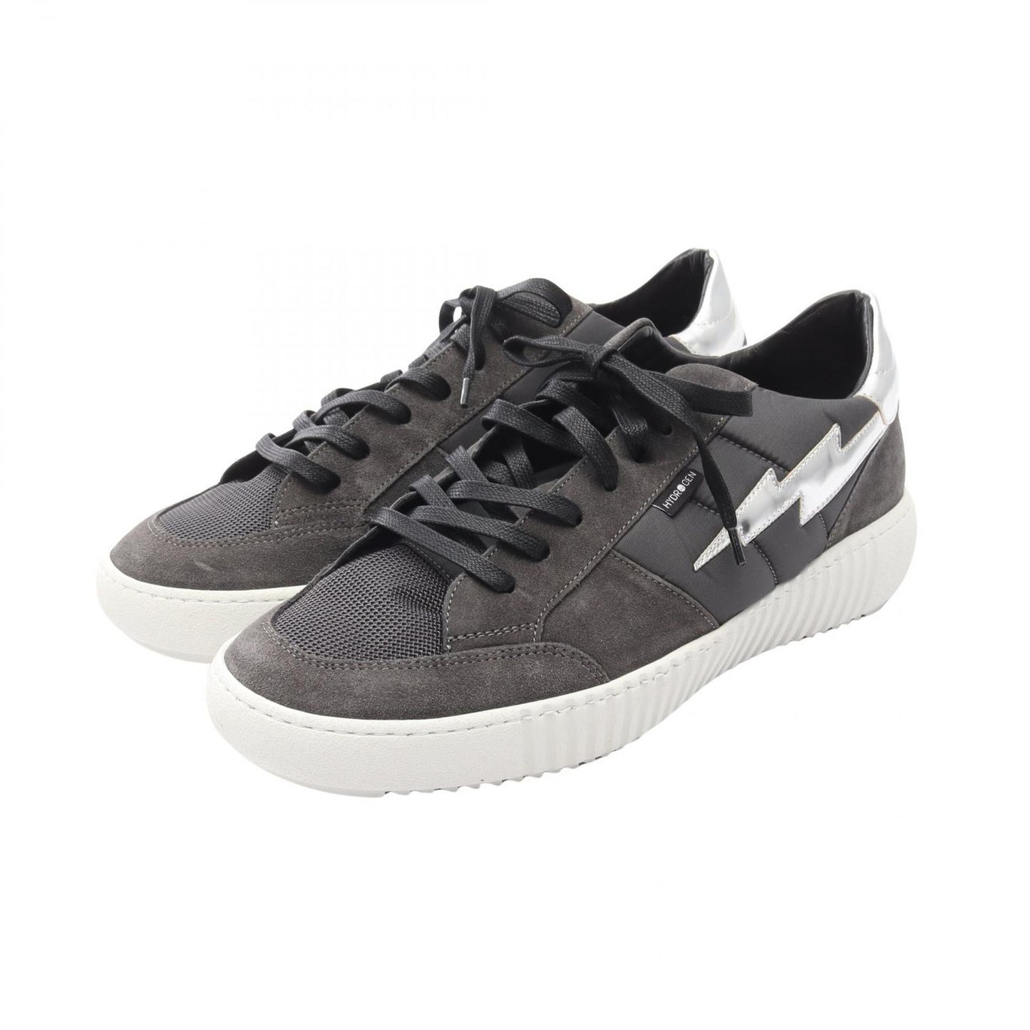 HYDROGEN Grey Suede Low-Cut Sneakers - Timeless Elegance