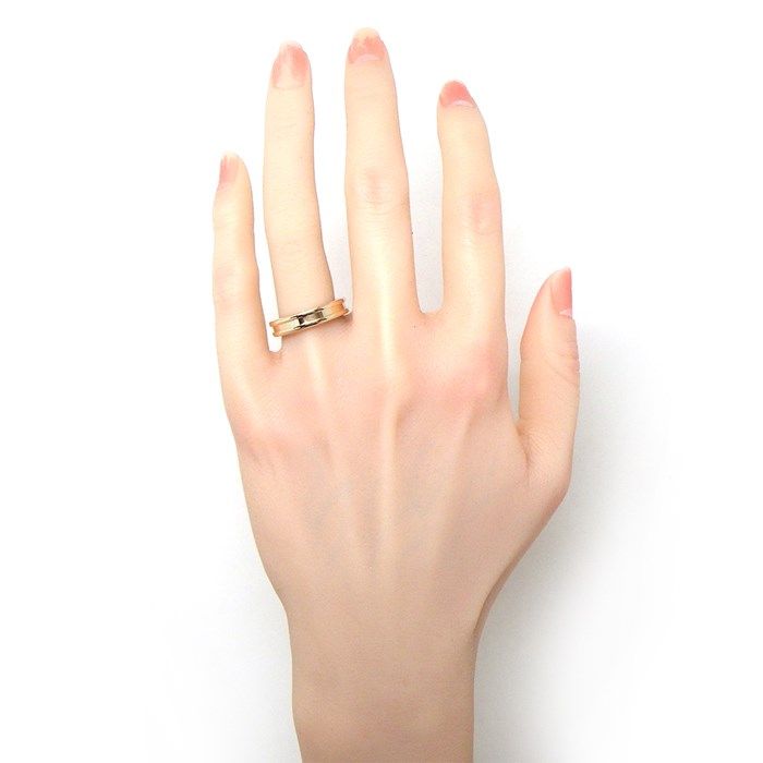 BVLGARI B.zero1 Ring in K18 Pink Gold - Exquisite Craftsmanship