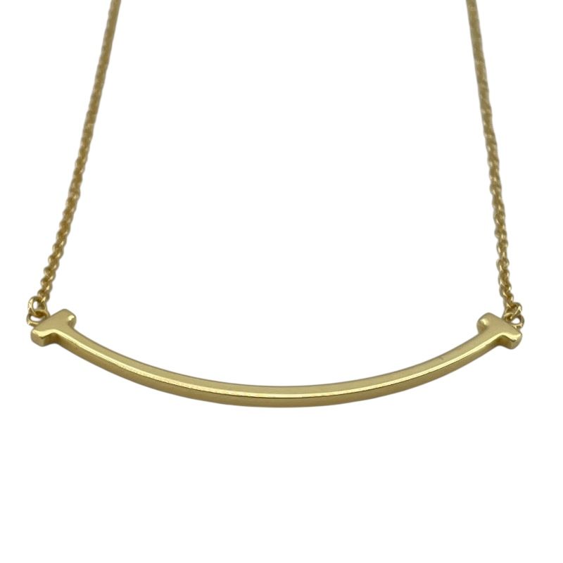 Tiffany & Co. T Smile Necklace Small in 18K Yellow Gold