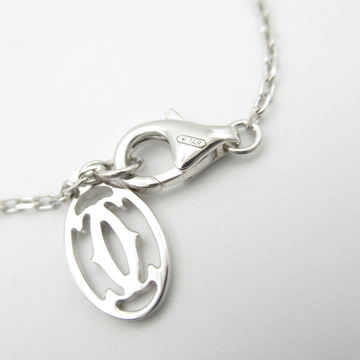 CARTIER Amour Necklace in 18K White Gold with Diamonds