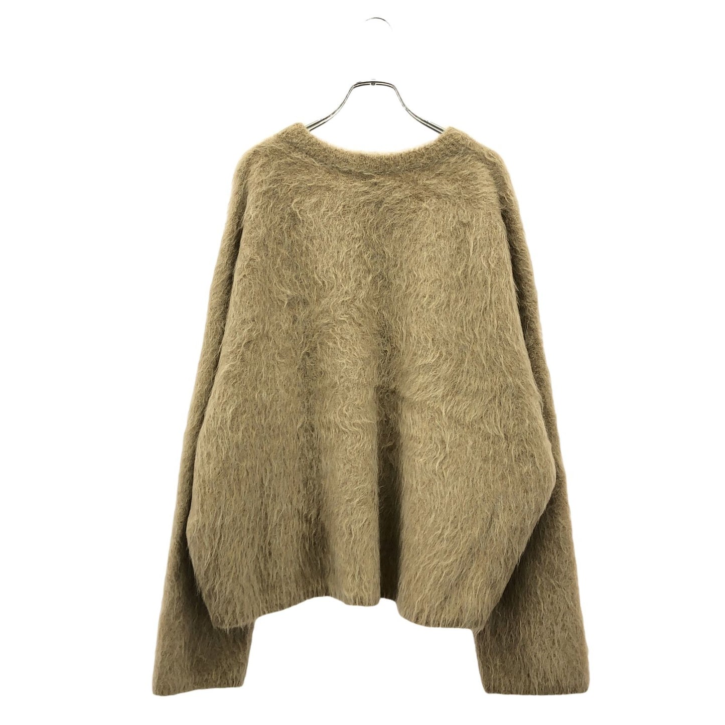 TOTEME Boxy Alpaca Knit in Grey Beige - Exquisite Craftsmanship