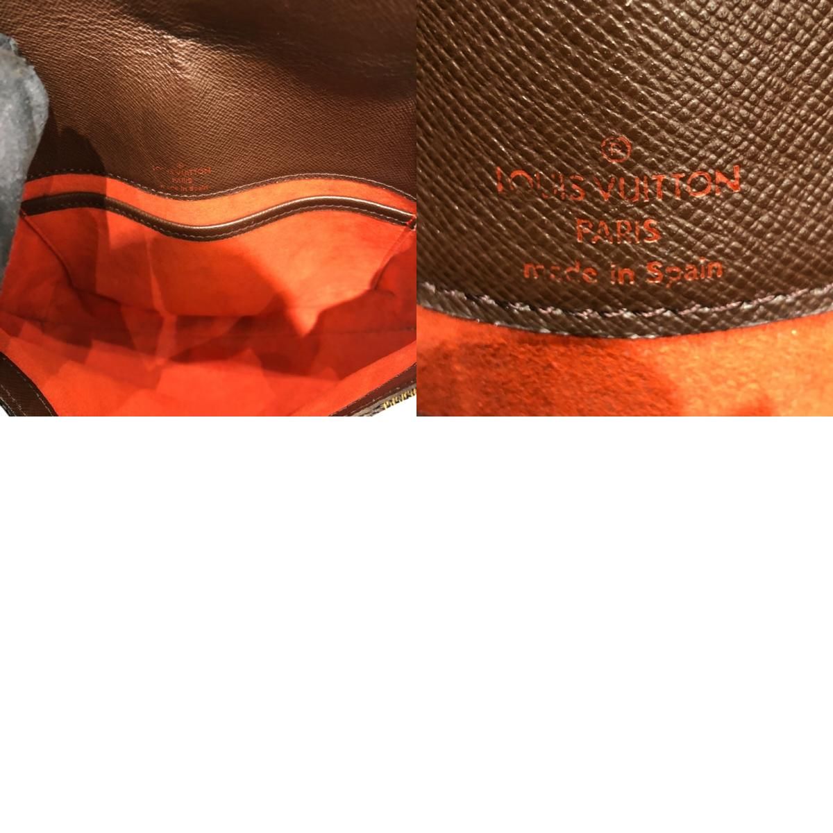 Louis Vuitton Musette Tango Long Brown Damier Canvas Shoulder Bag