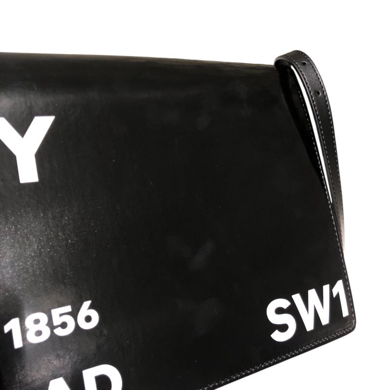 Burberry Horseferry Shoulder Bag in Black Leather - Timeless Elegance