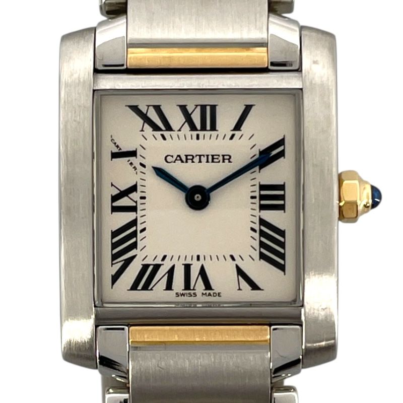 Cartier Tank Française SM Quartz Watch - Ivory YG/SS