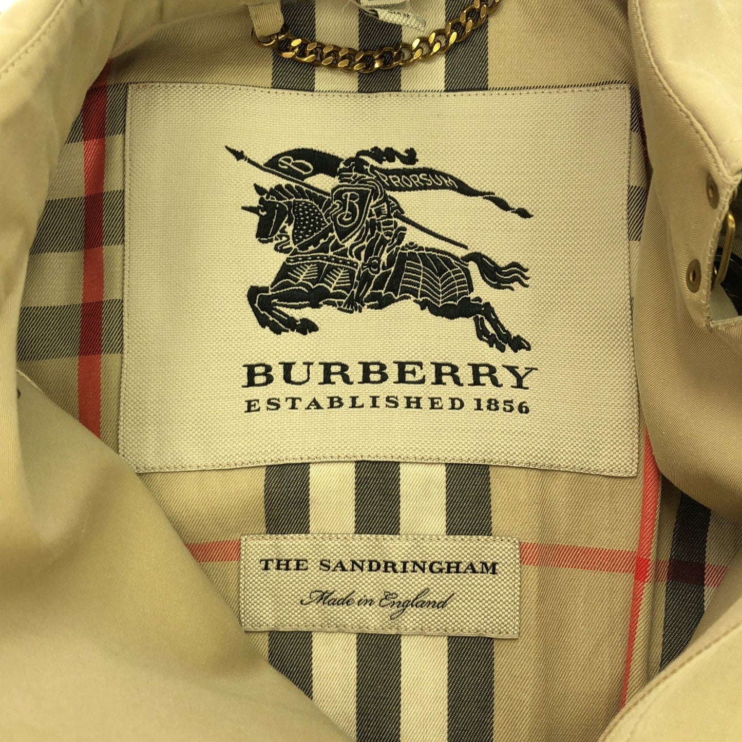 Burberry Beige Cotton Trench Coat - Timeless Elegance