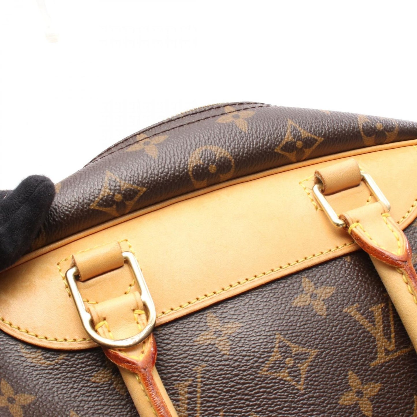Louis Vuitton Deauville Bowling Vanity Monogram Handbag - Timeless Elegance