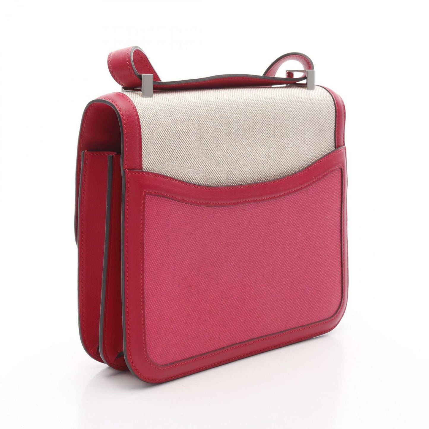 HERMES Constance 3 24 Shoulder Bag in Shocking Pink & Raspberry