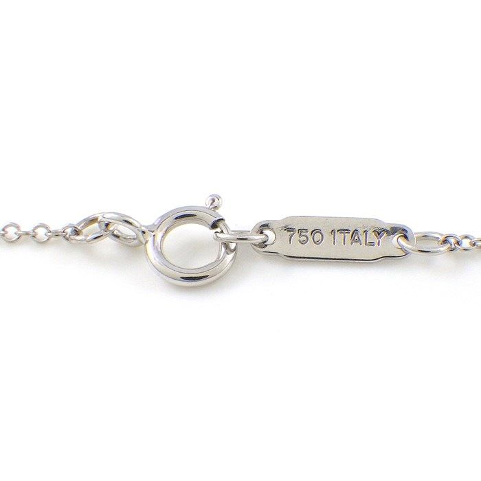 Tiffany & Co. Atlas Drop Swing Necklace with Diamond in K18WG