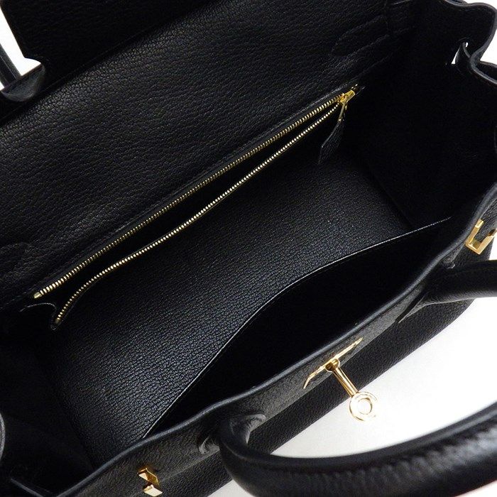 HERMES Birkin 30 Bag - 2019 Black Togo with Rose Gold Hardware