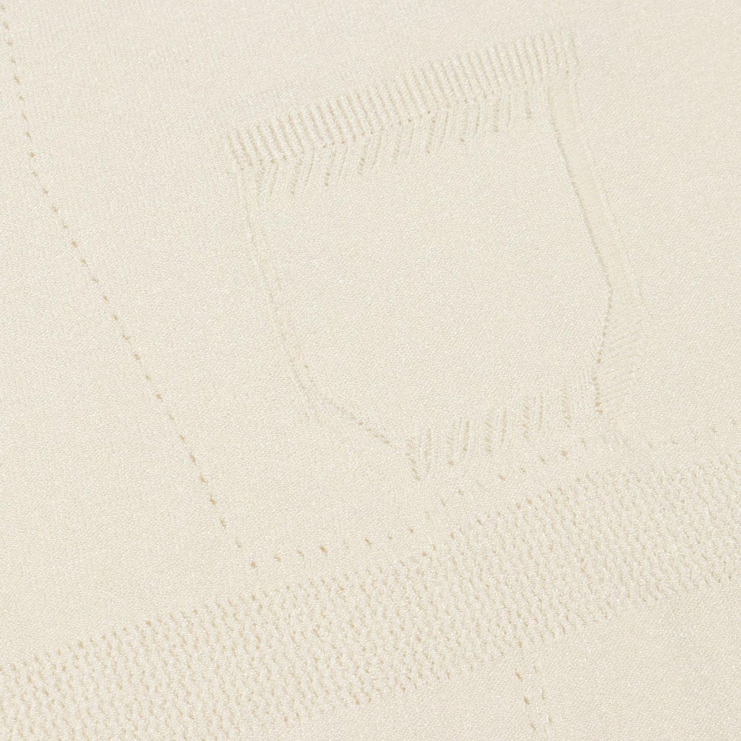 CHANEL Coco Mark Knit Top - Exquisite White Rayon Elegance