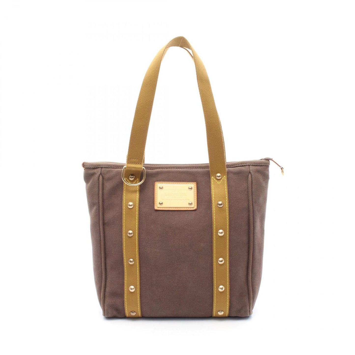 Louis Vuitton Cabas MM Antigua White Canvas Tote Bag - Timeless Elegance