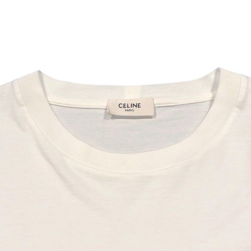 CELINE Logo Print Cropped T-Shirt - Exclusive Women's Cotton Tee