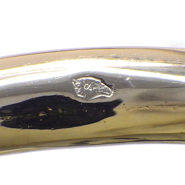 Cartier Monostone Three-Color Gold Ring with Diamond - Size 11