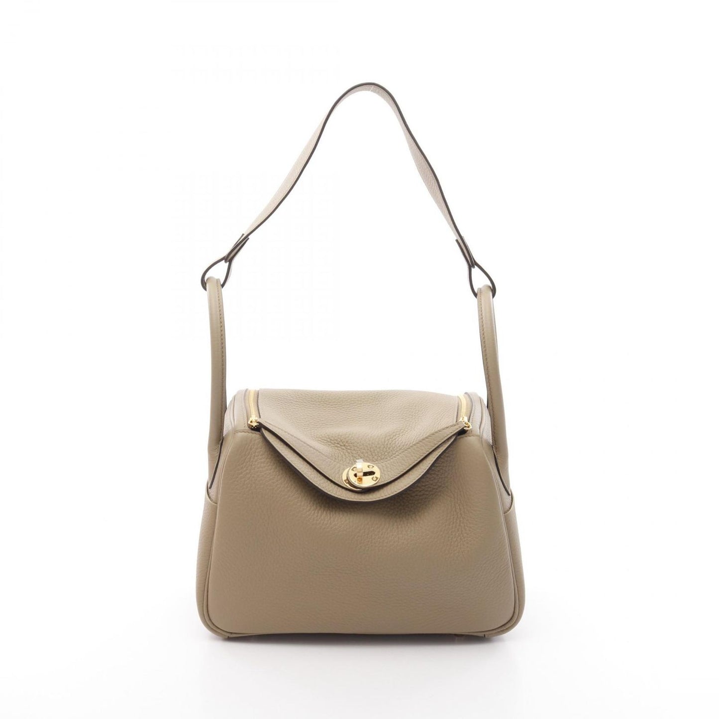 HERMES Lindy 26 Beige Marfa Shoulder Bag - Unused Luxury