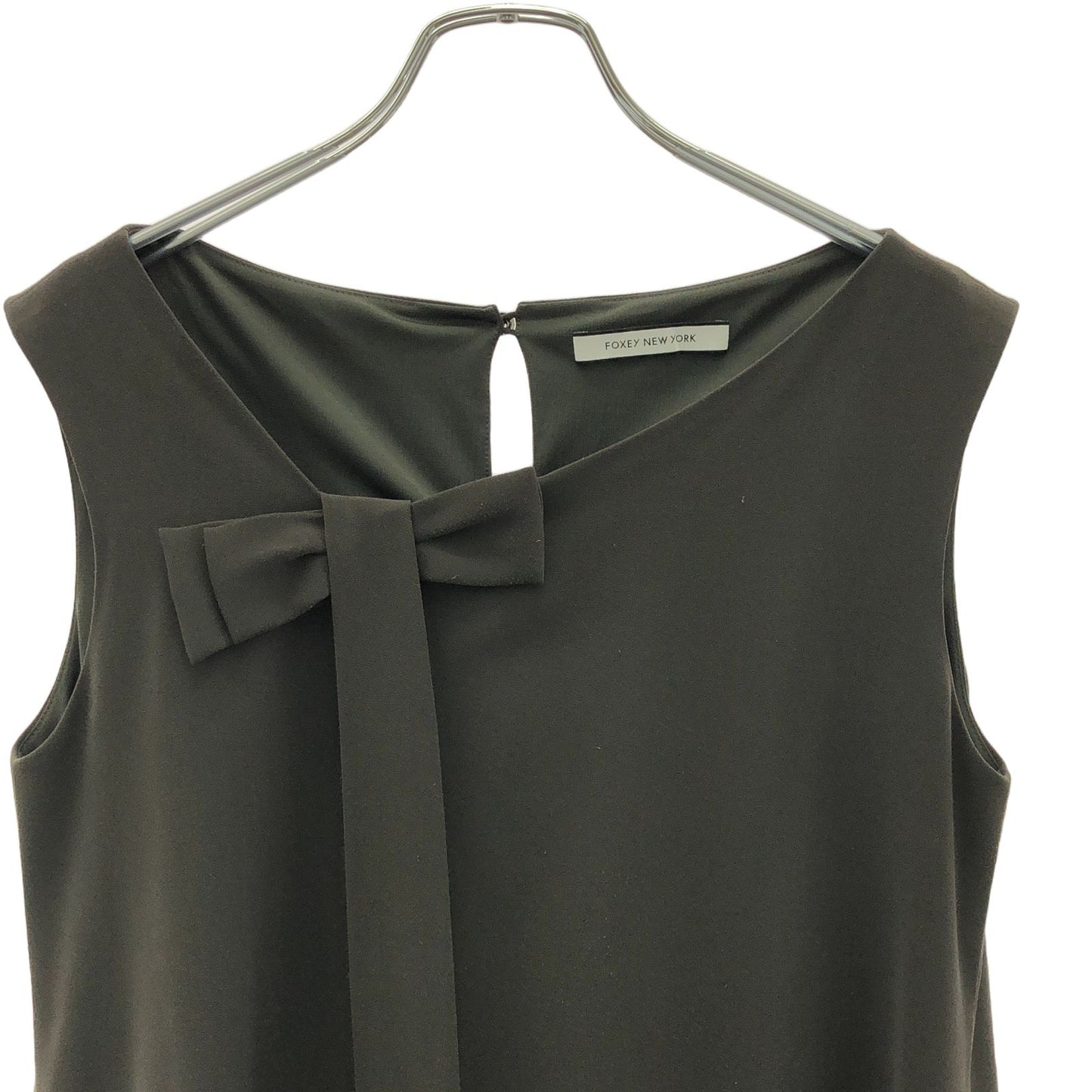 FOXEY NEW YORK Elegant Brown Dress - Timeless Sophistication