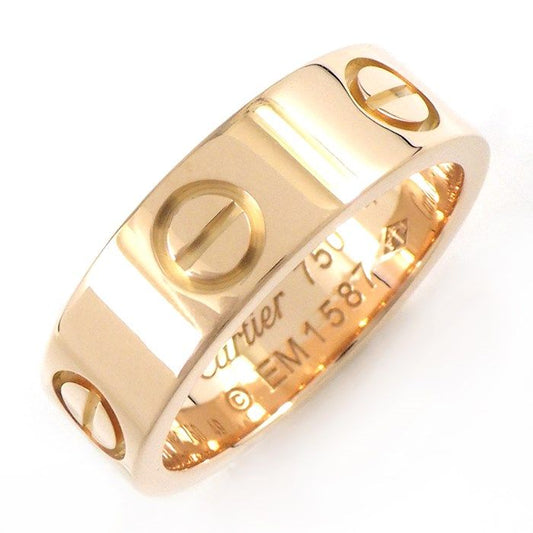 Cartier Love Ring Classic Model B4047100 in K18 Pink Gold