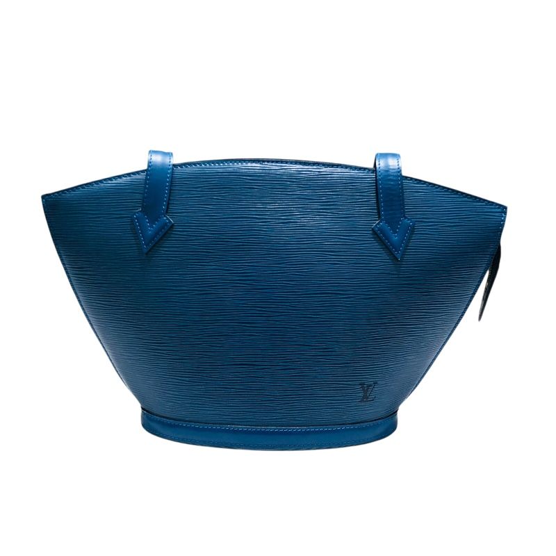 Louis Vuitton Saint Jacques Blue Epi Leather Shoulder Bag