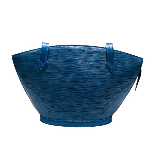 Louis Vuitton Saint Jacques Blue Epi Leather Shoulder Bag