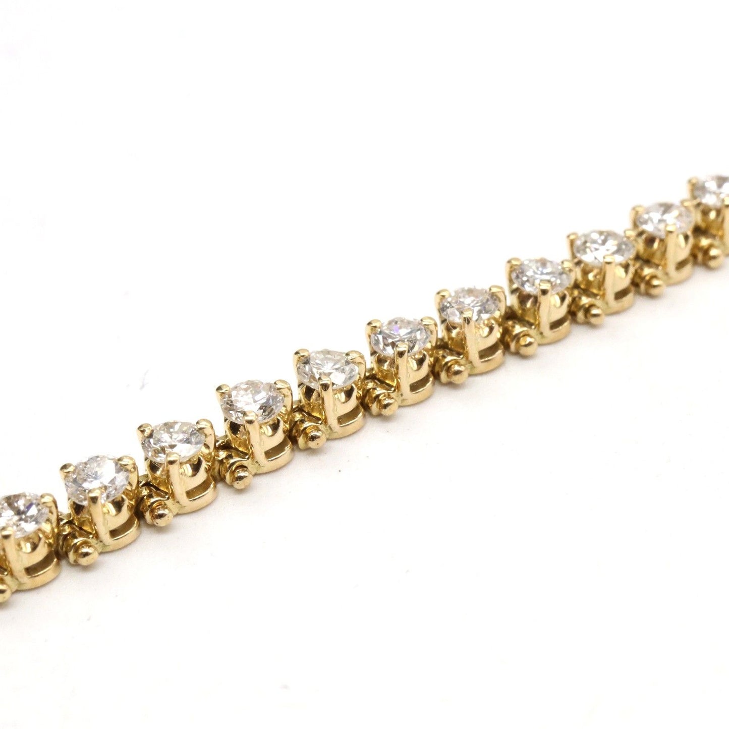 Exquisite K18 Yellow Gold Diamond Bracelet - 3.08ct Luxury