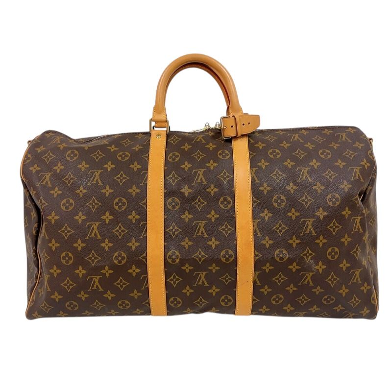Louis Vuitton Keepall Bandoulière 55 - Iconic Monogram Travel Bag