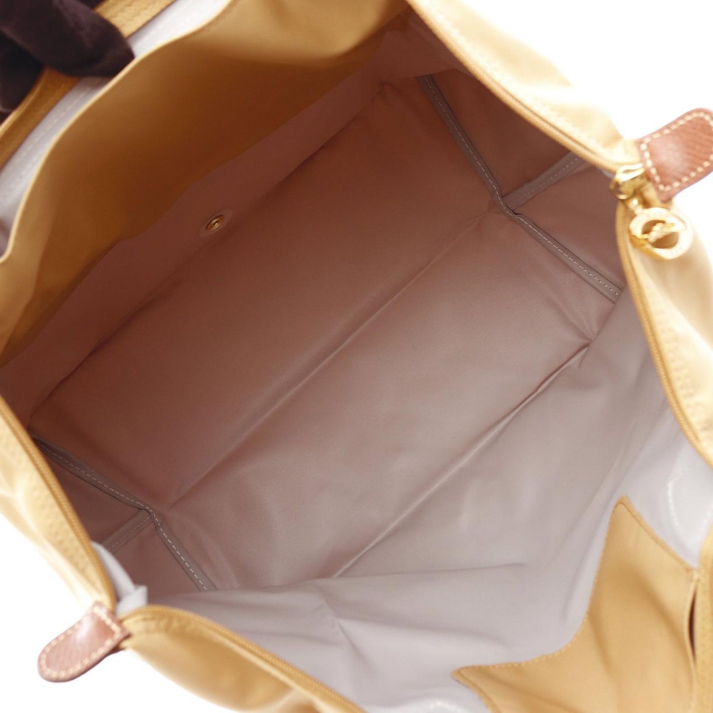 Longchamp Le Pliage Original L Tote Bag in Fawn Nylon & Leather