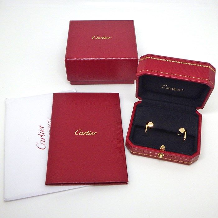Cartier Juste un Clou Hoop Earrings in 18K Yellow Gold