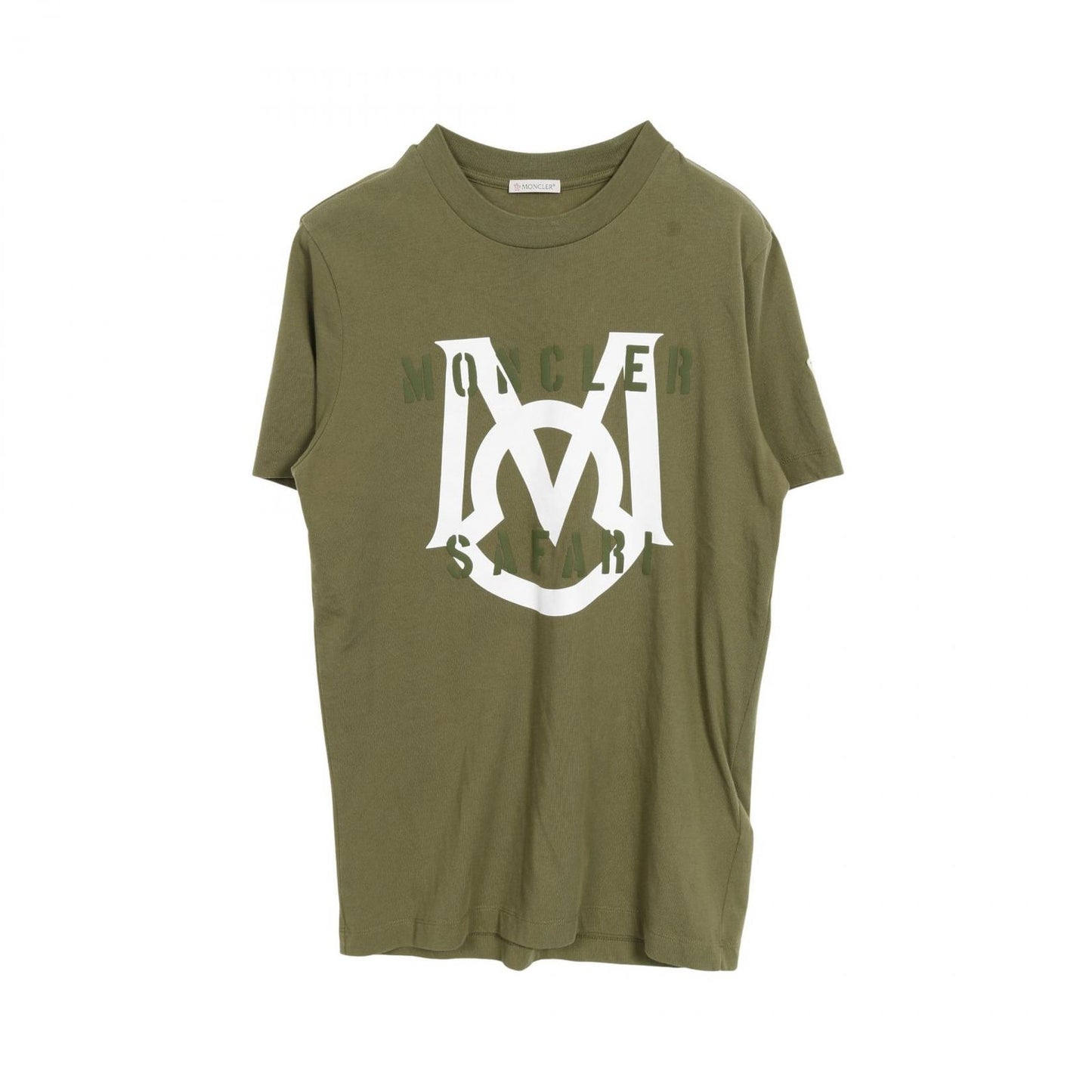 MONCLER Safari Initial Print Cotton T-Shirt - Exclusive XS