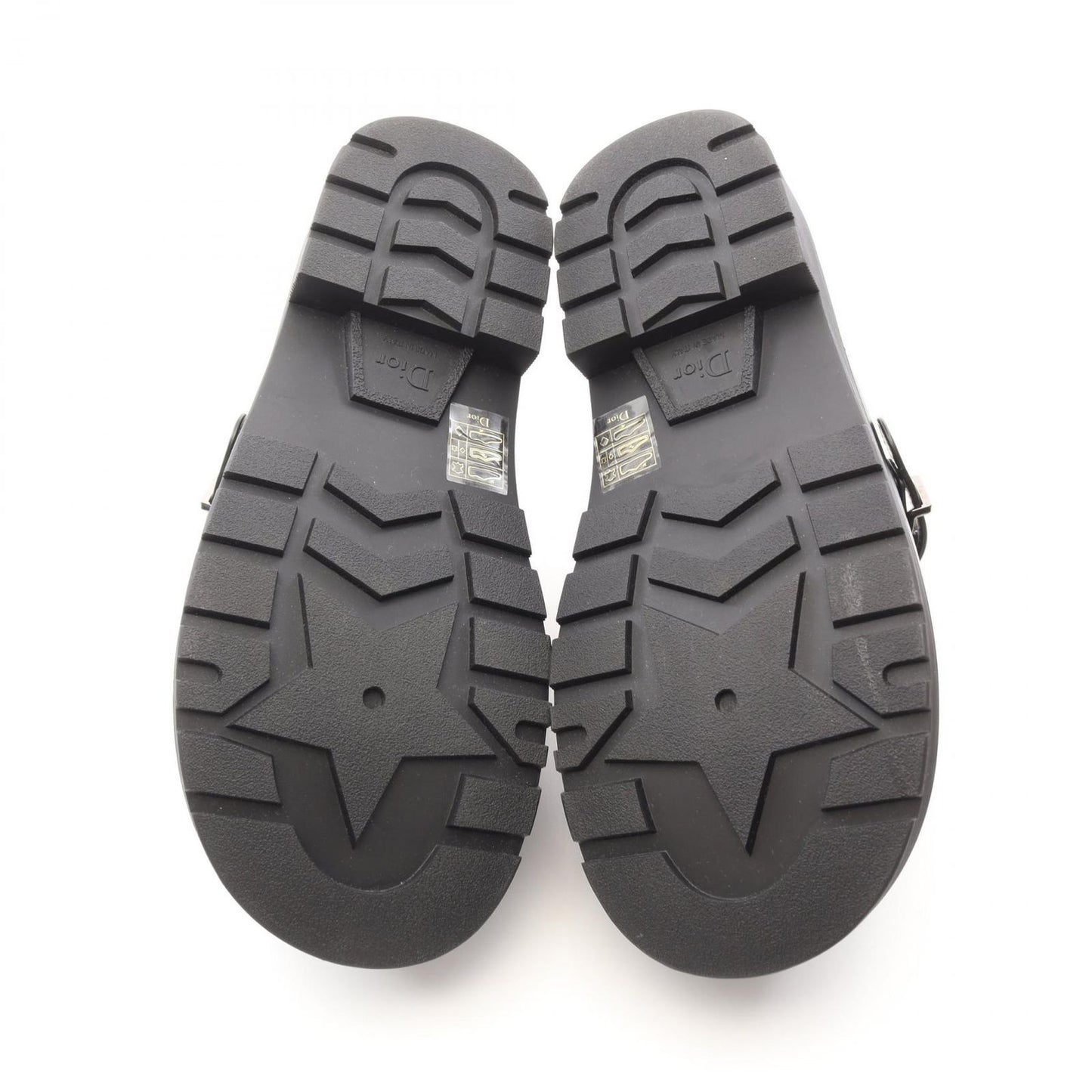 Dior Quake Clog Sandals in Black Leather - Size 38