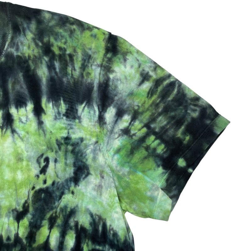 AMI Alexandre Mattiussi Tie-Dye Print T-Shirt in Green - Men's Luxury Fashion