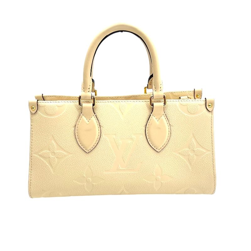 Louis Vuitton OnTheGo EW Monogram Empreinte Handbag - White