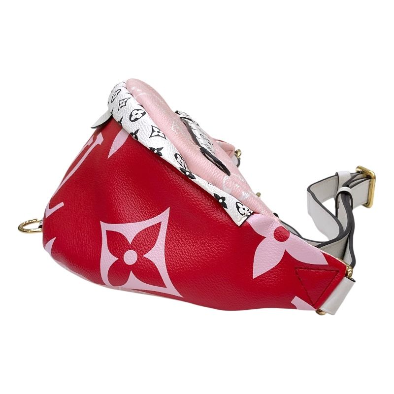 Louis Vuitton Monogram Giant Bum Bag in Red & Pink - Exclusive Design