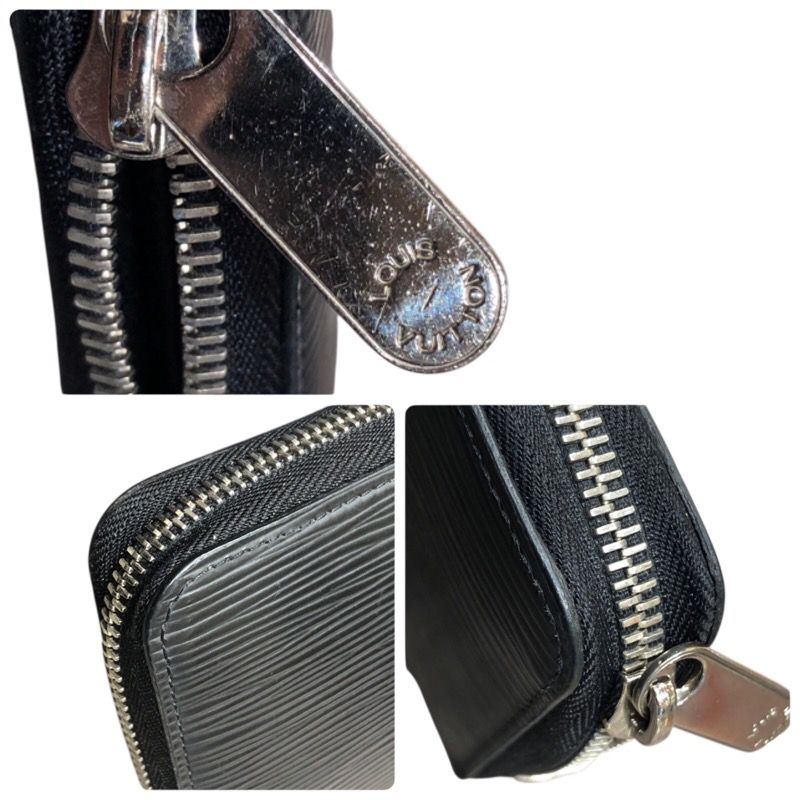 Louis Vuitton Zippy Wallet M61857 in Noir Epi Leather - Men's Luxury