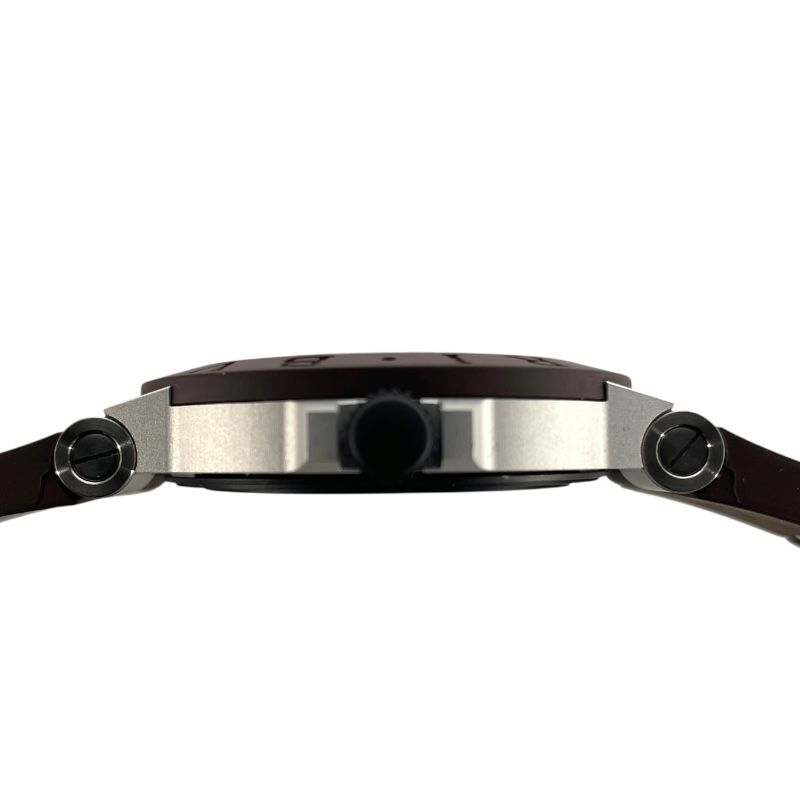 BVLGARI Aluminum GMT Fender Limited Edition Watch - Brown