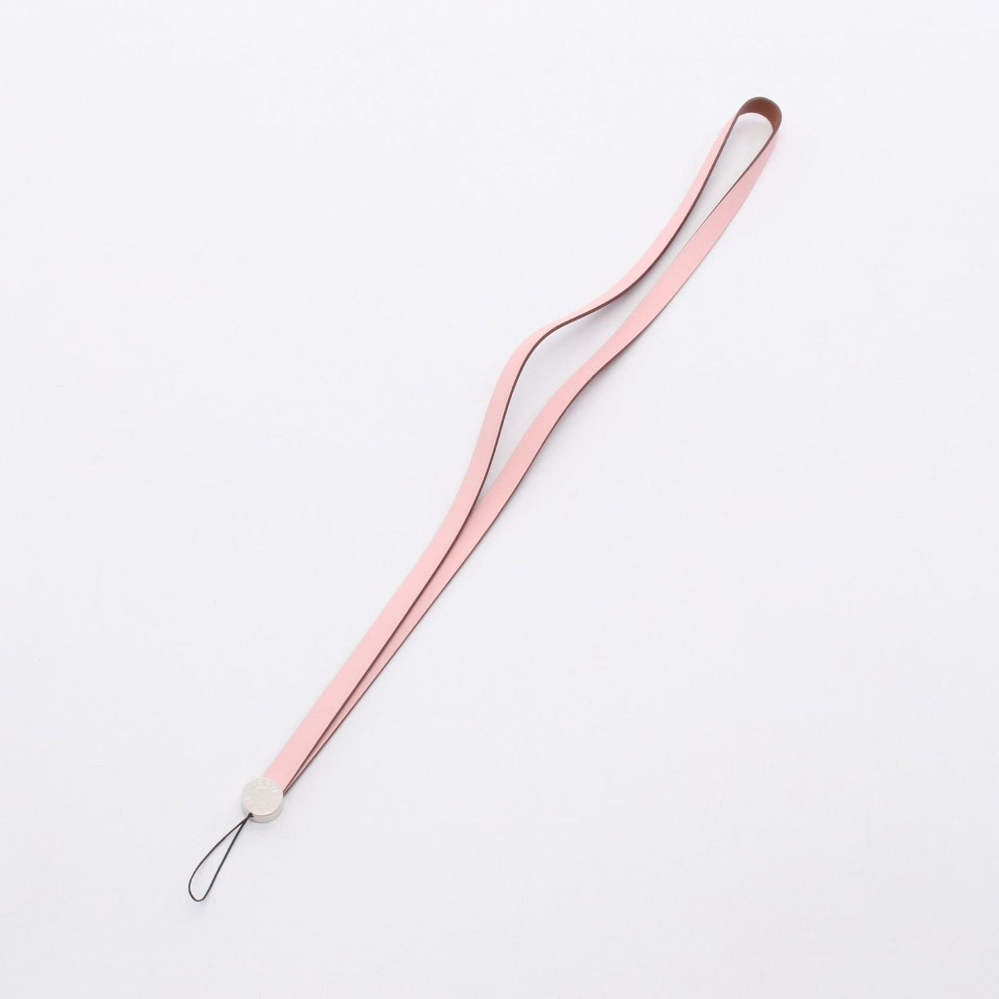 HERMES Serre Neck Strap in Rose Sakura & Gold - Unused Luxury Accessory