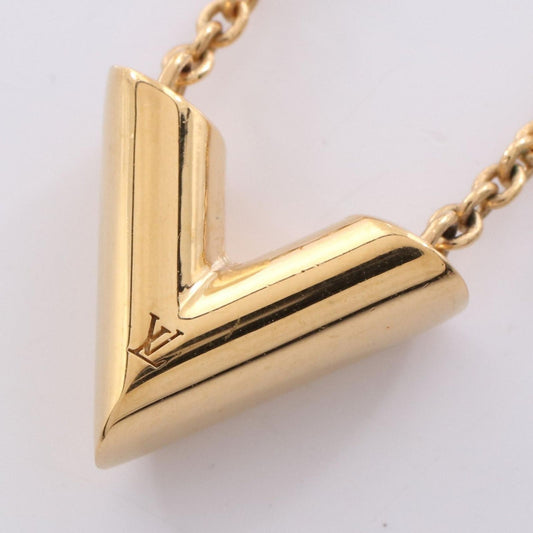 Louis Vuitton Essential V Necklace in Gold - Timeless Elegance